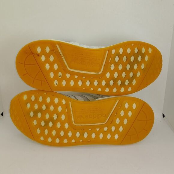 Adidas NMD Ultraboost Gray & White Sneakers - Men's Size 7.5 - Picture 5 of 6